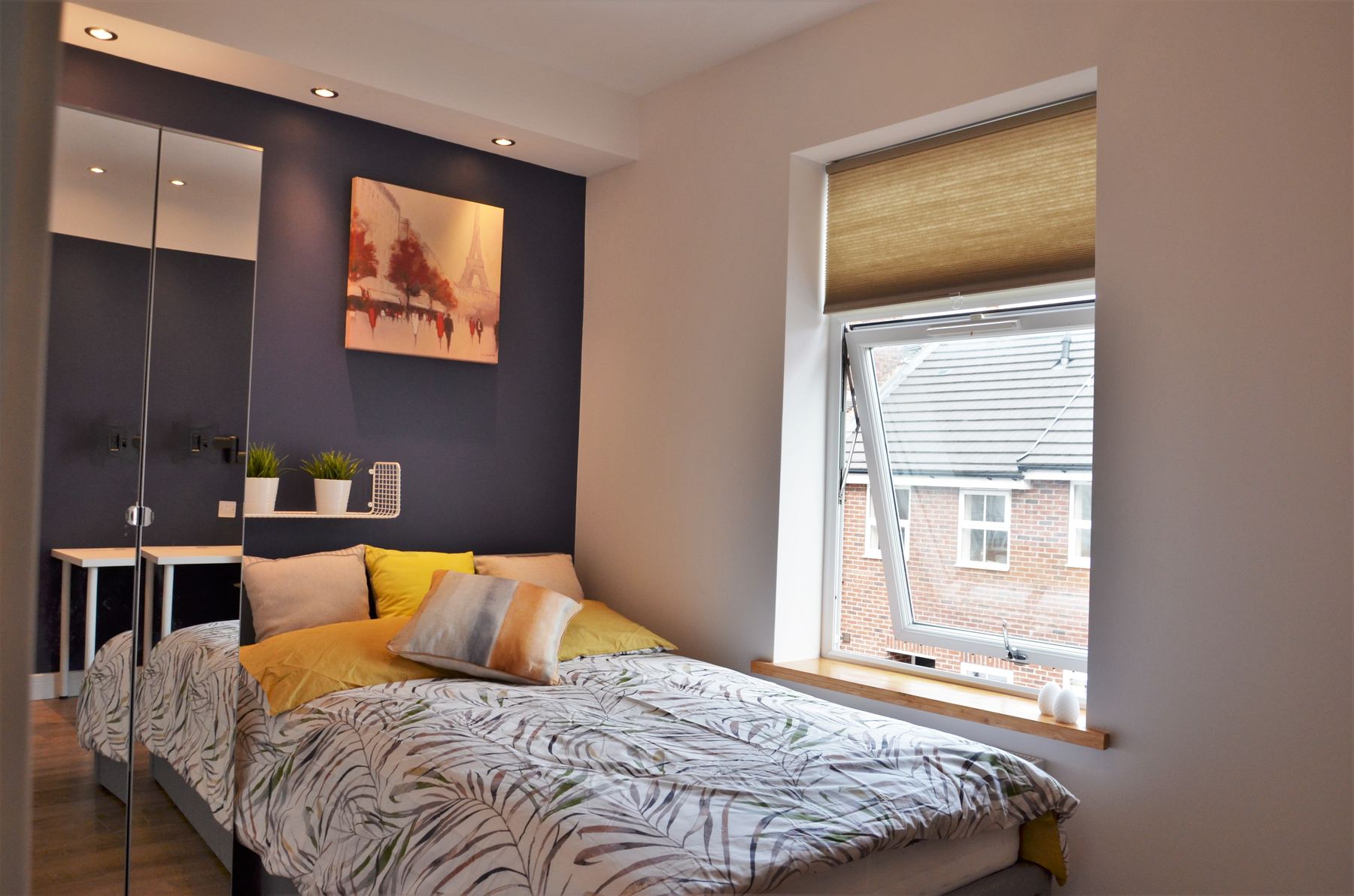 Bedroom view after refurbishment