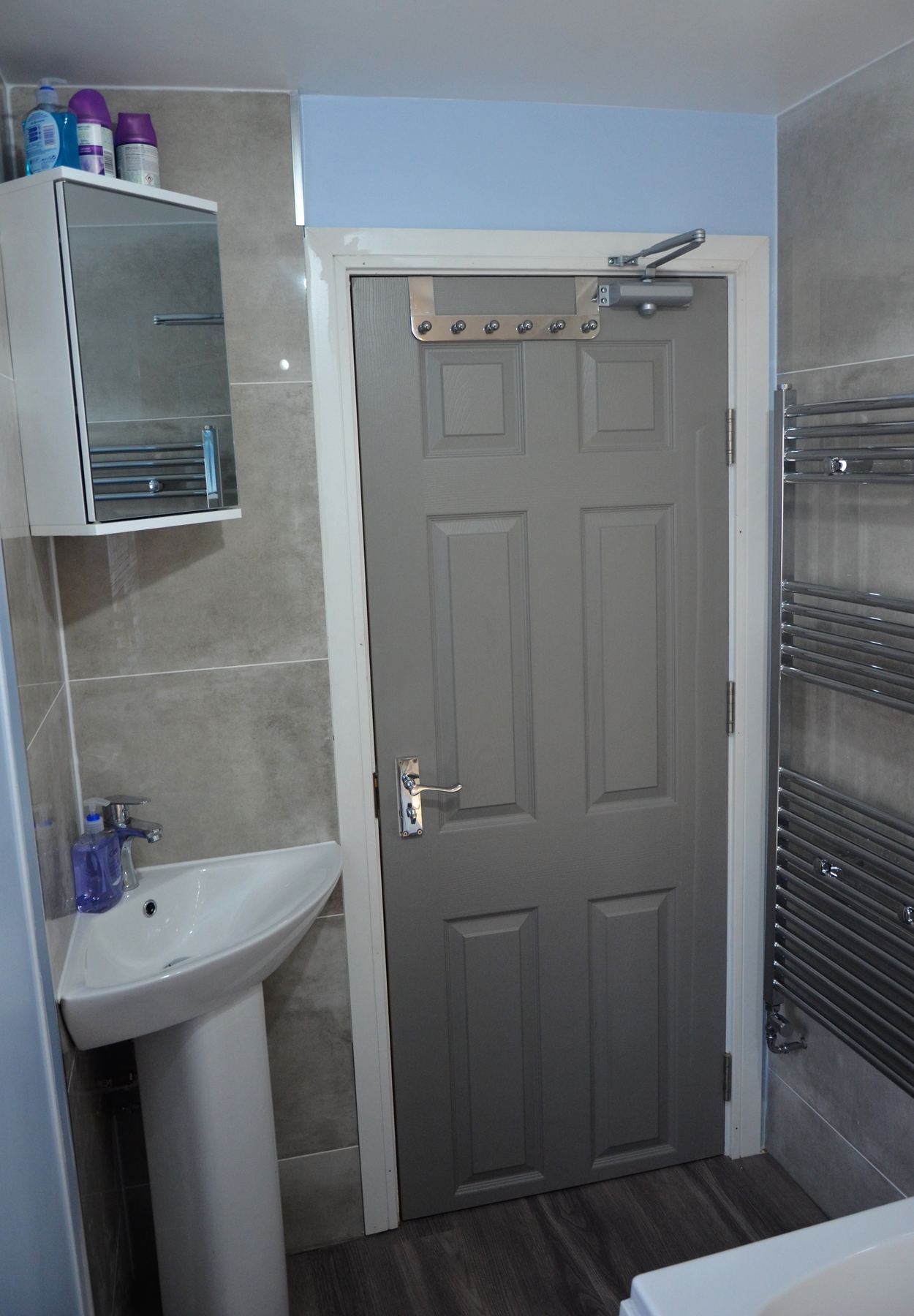 Downstairs bathroom view after refurbishment