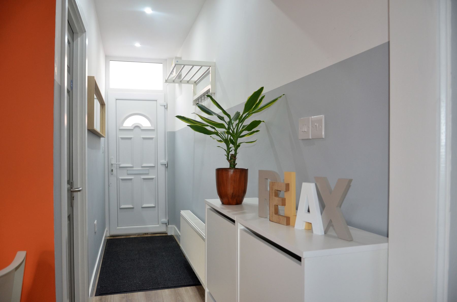 Downstairs hallway after refurbishment