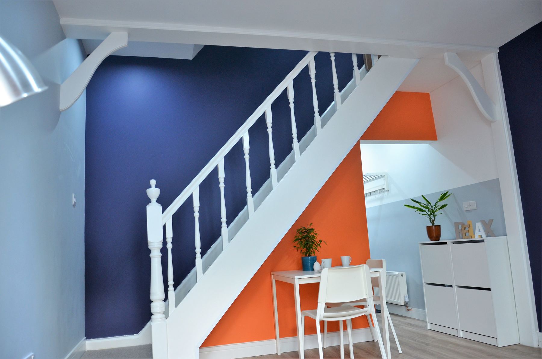 Shared living space second view after refurbishment