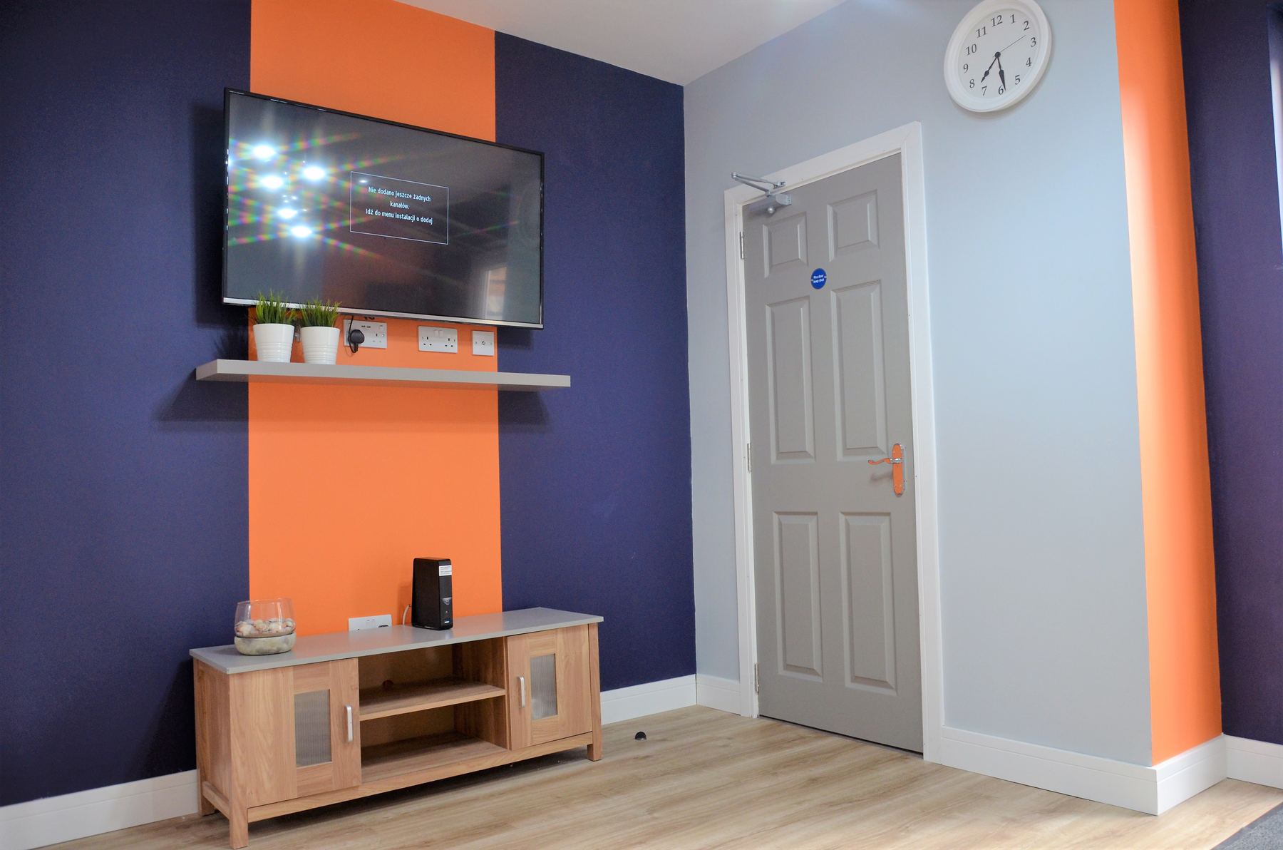 Shared living space third view after refurbishment