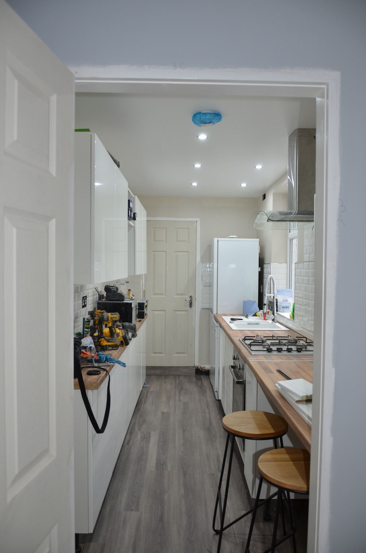 Kitchen finish after refurbishment
